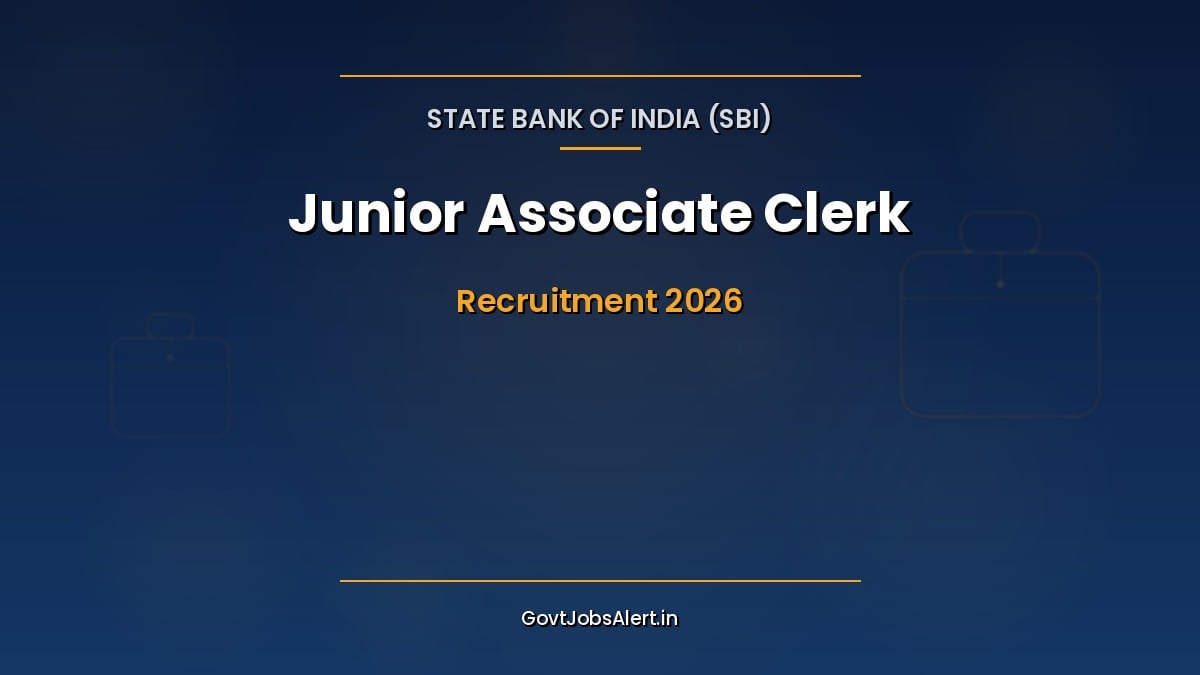 SBI Junior Associate Recruitment 2026 notification for 9,766 Clerk posts across 24 states, apply online by 31 August 2026