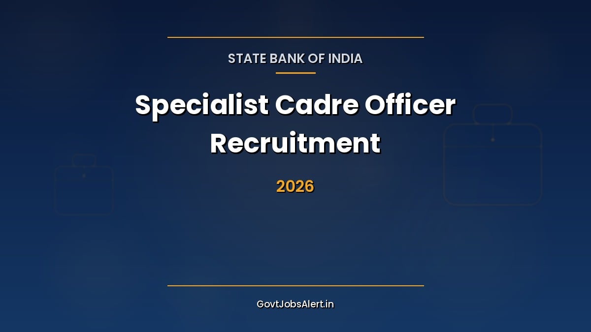 SBI SO Recruitment 2026 notification for 207 Specialist Cadre Officer posts including VP Wealth and AVP Wealth vacancy