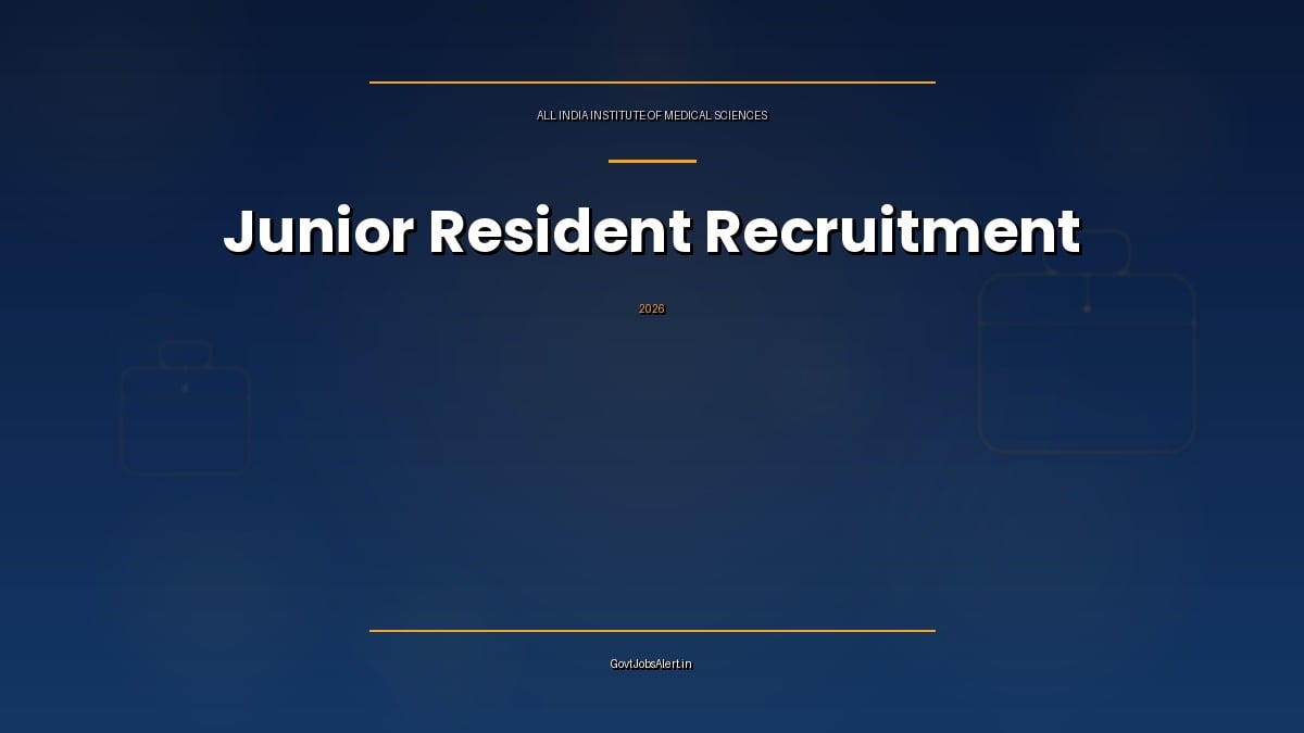 AIIMS Delhi Junior Resident 2026 walk-in counselling 4 November notice for 62 vacancies