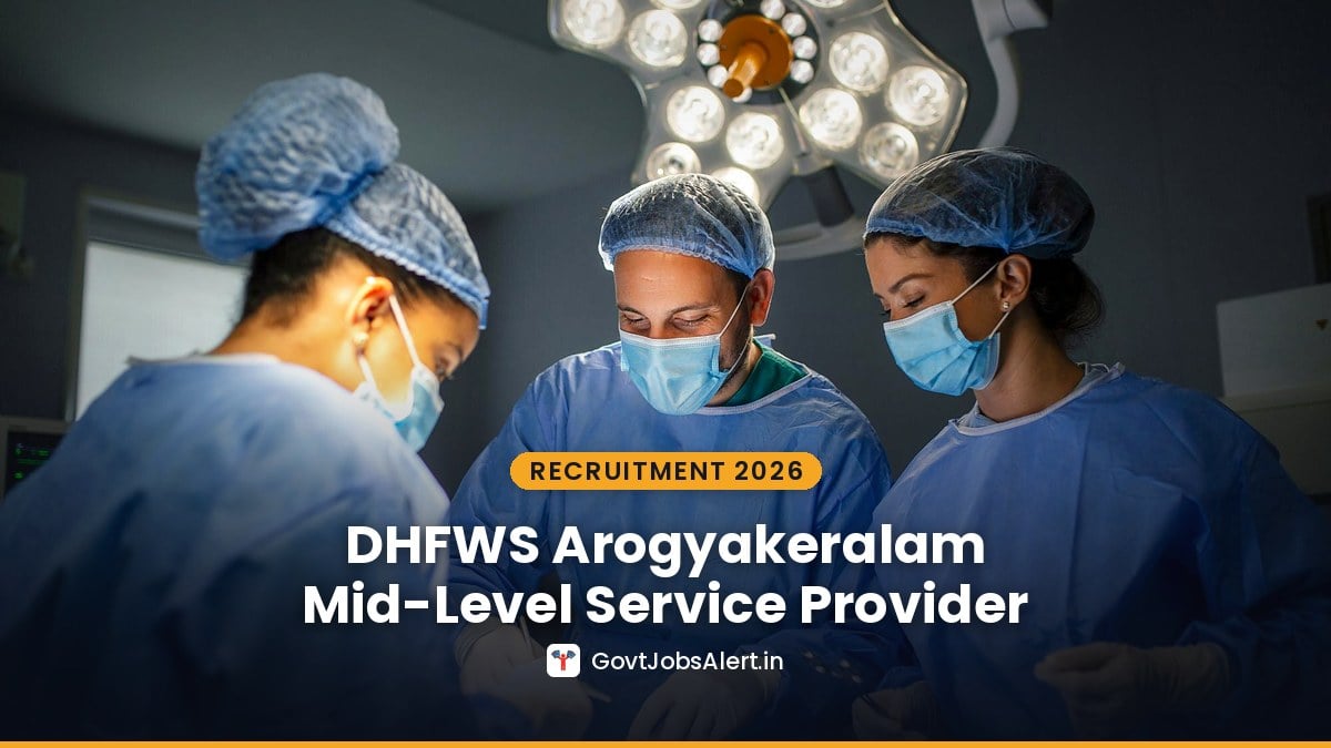 Nurses and doctors working together in a hospital operating theatre - DHFWS Arogyakeralam Thiruvananthapuram Recruitment 2026