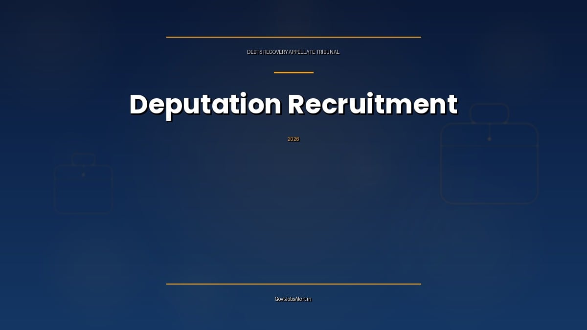DRAT Allahabad Recruitment 2026 deputation vacancy circular for Assistant, Stenographer Grade I and UDC posts