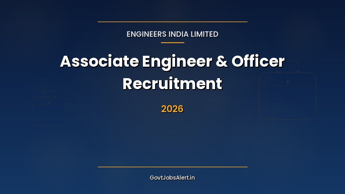 EIL Recruitment 2026 notice for 109 Associate Engineer and Associate Officer fixed-term posts at Dangote projects in Nigeria and Ethiopia