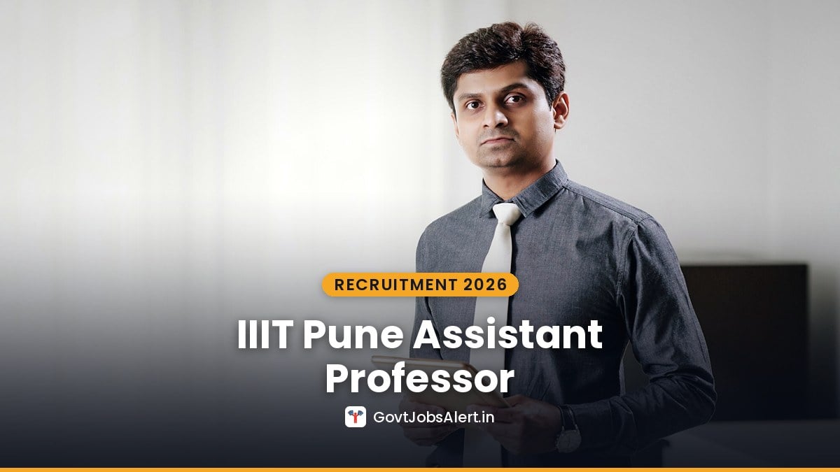 IIIT Pune Assistant Professor Recruitment 2026 for Grade-I and Grade-II faculty posts, with a computer science teaching theme