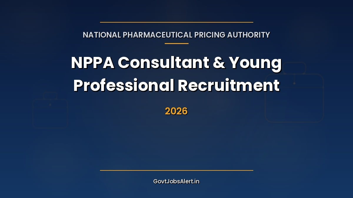 NPPA Recruitment 2026 notice for 7 Consultant and Young Professional posts in New Delhi with pay up to ₹65,000