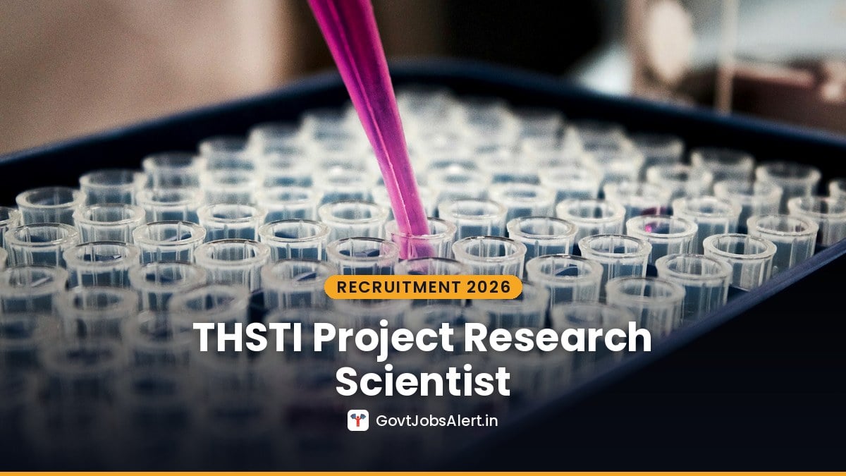 Pipette filling sample tubes in a laboratory tray - THSTI Faridabad Project Research Scientist, Technical Support and Lab Technician Recruitment 2026